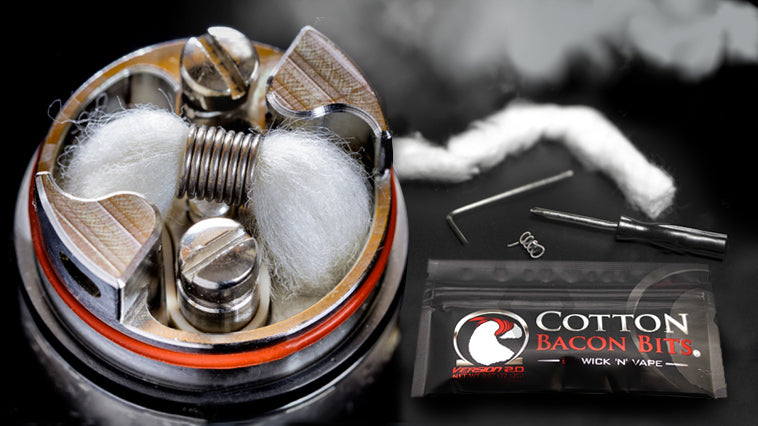 morceaux de bacon de coton MR. VAPOR morceaux de bacon de coton MR. VAPOR