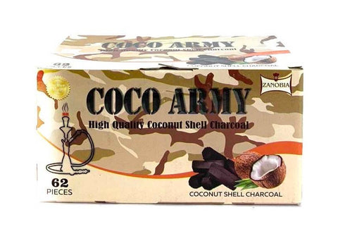 Coco Army Coconut Charcoal HEX 62pc