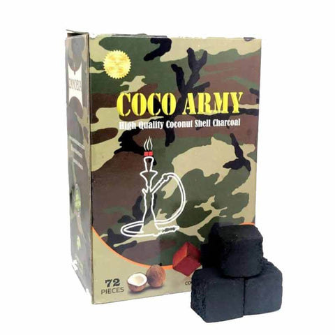 COCO ARMY High Quality Coconut Shell Charcoal 72p