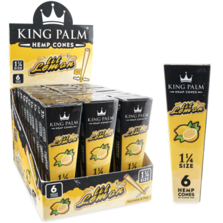 King Palm Hemp Cones 1 1/4 - 6 pack