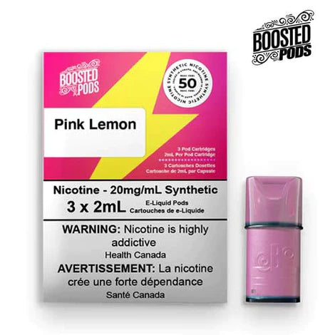 Pods Stlth boostés (nicotine synthétique)