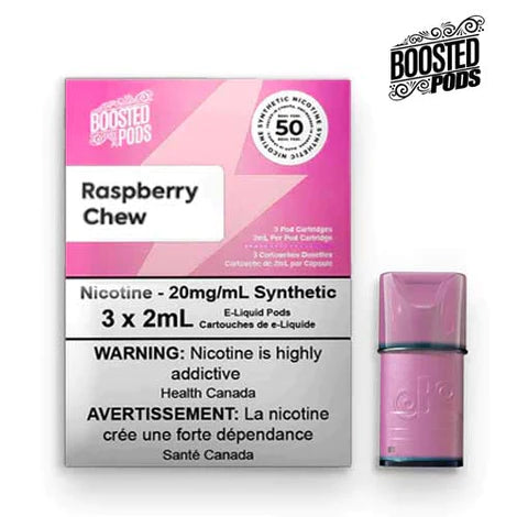 Pods Stlth boostés (nicotine synthétique)