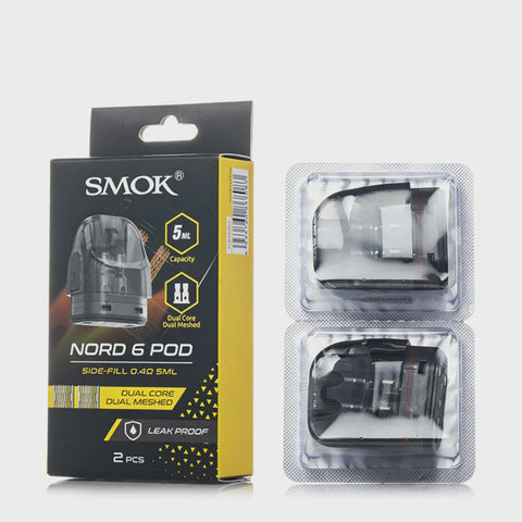 Smok Nord 6 Dual Core Pod (2 Pack)