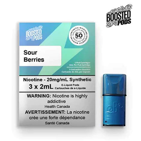 Pods Stlth boostés (nicotine synthétique)