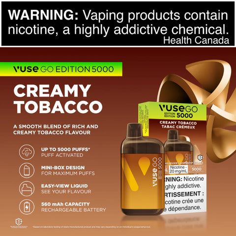 Vuse GO 5000 Puff Disposable MR. VAPOR Vuse GO 5000 Puff Disposable MR. VAPOR