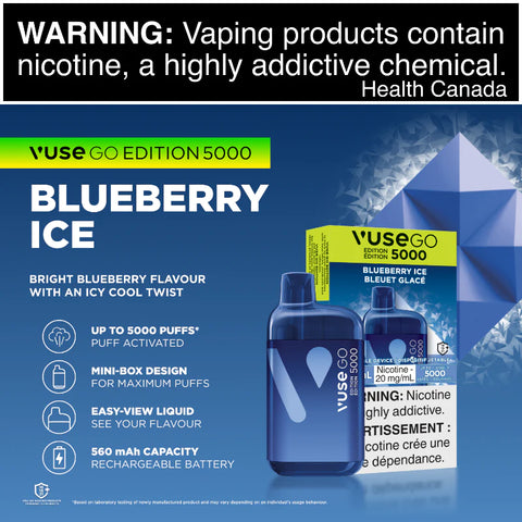 Vuse GO 5000 Puff Disposable MR. VAPOR Vuse GO 5000 Puff Disposable MR. VAPOR