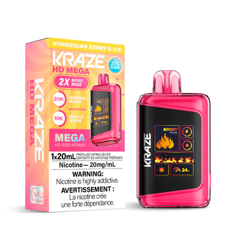 Kraze HD Mega 20K Dispo