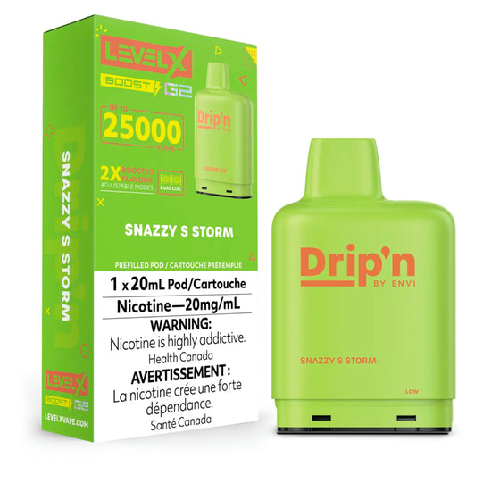 Level X 25K Pod - Drip'n Boost – MR. VAPOR