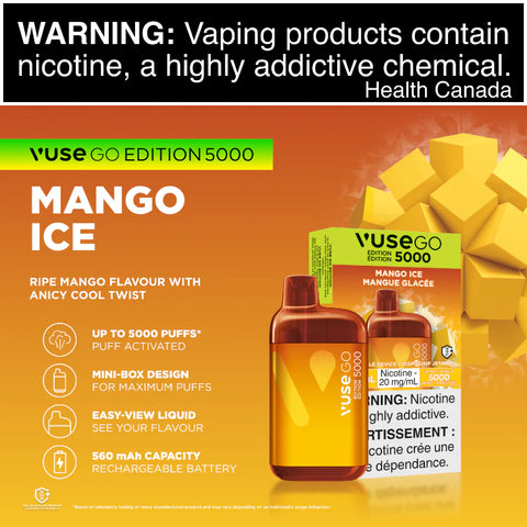 Vuse GO 5000 Puff Disposable MR. VAPOR Vuse GO 5000 Puff Disposable MR. VAPOR