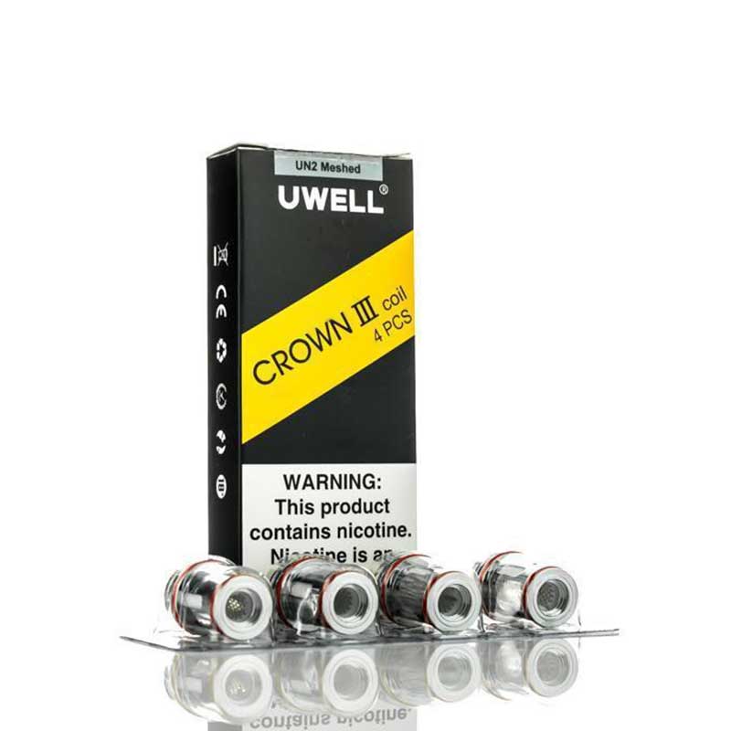 Uwell Crown 4 Mesh Coils Uwell Crown 3 SUS316L Replacement Coils (4 Pack Uwell Crown Coil Replacement Uwell Crown 4 Mesh Coils Uwell Crown 3 SUS316L Replacement Coils (4 Pack Uwell Crown Coil Replacement