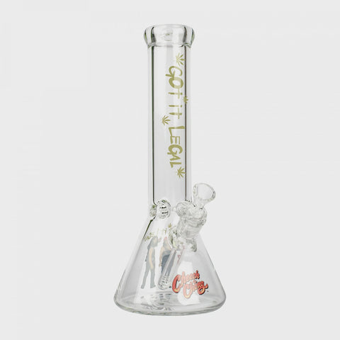 Cheech & Chong Glass 12" Got It Legal Commemorative Beaker Bongs