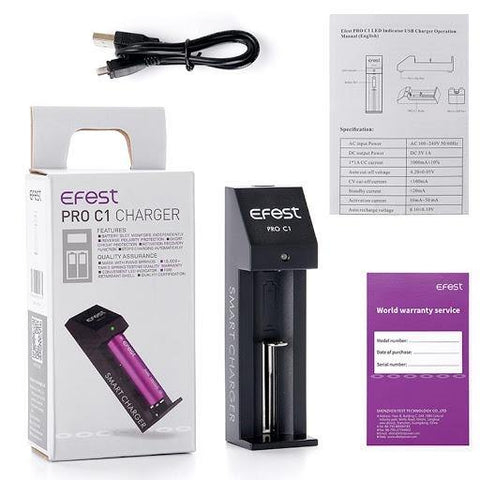 efest PRO C1 smart charger - MR. VAPOR